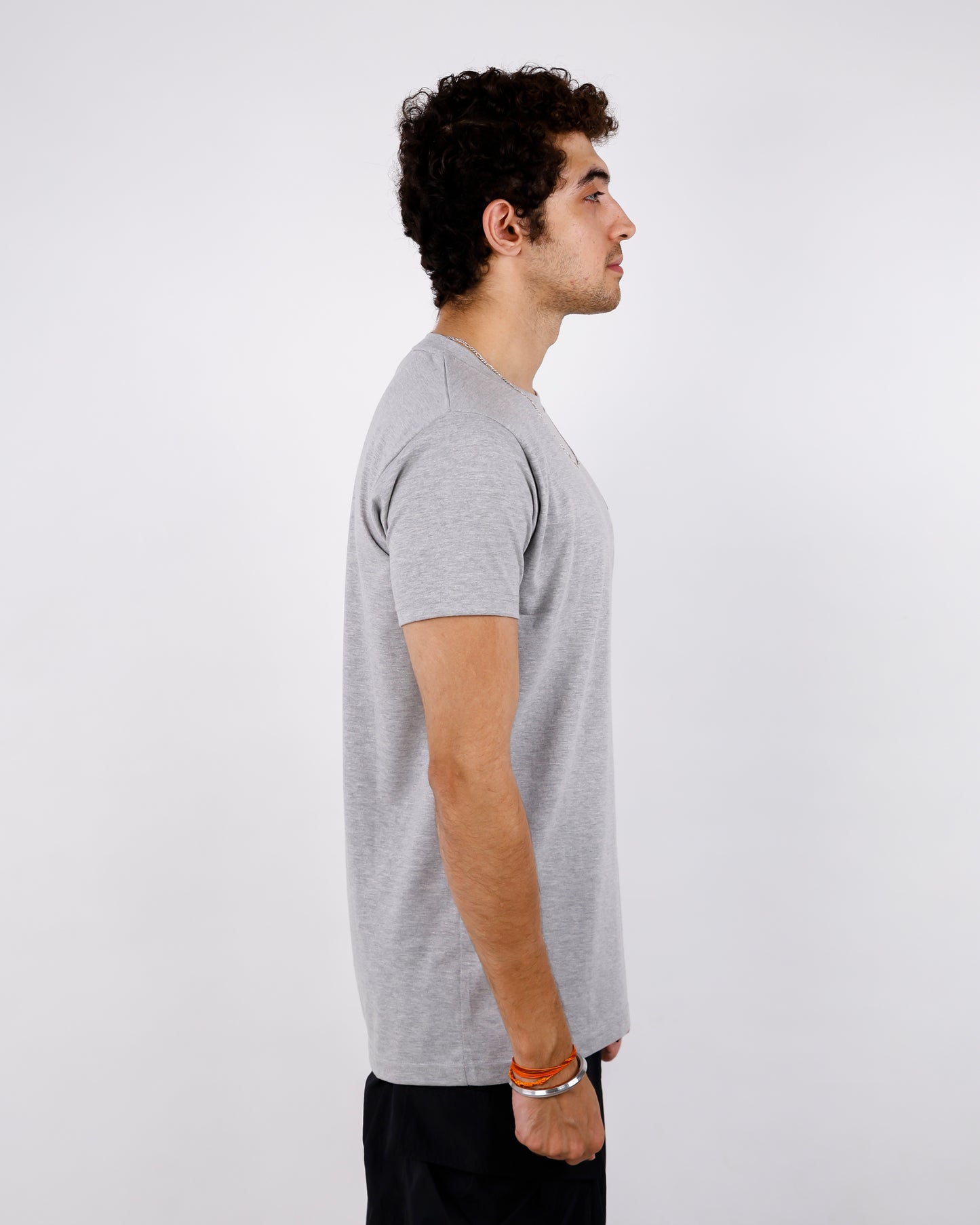 Grey Melange Regular T-shirt
