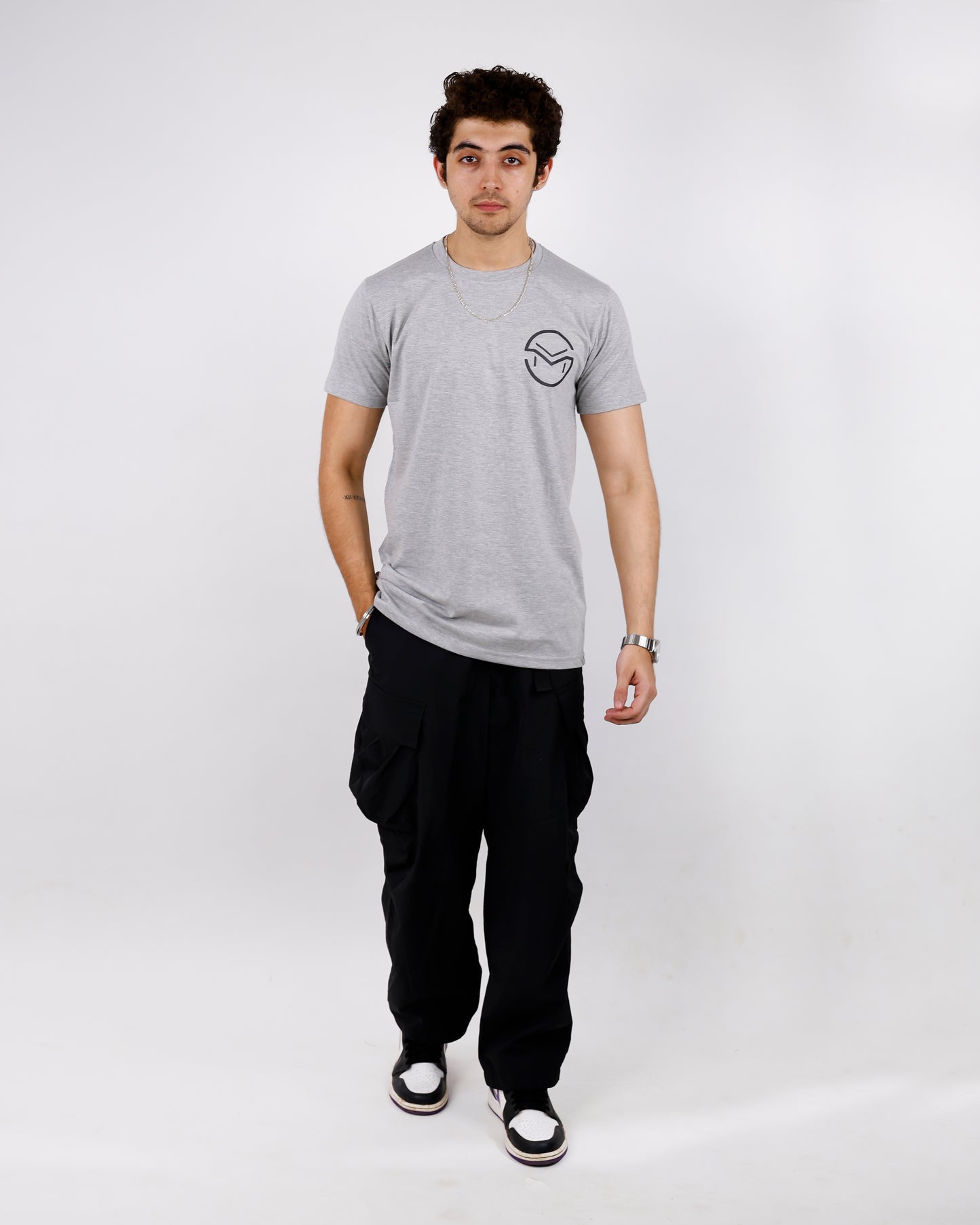 Grey Melange Regular T-shirt
