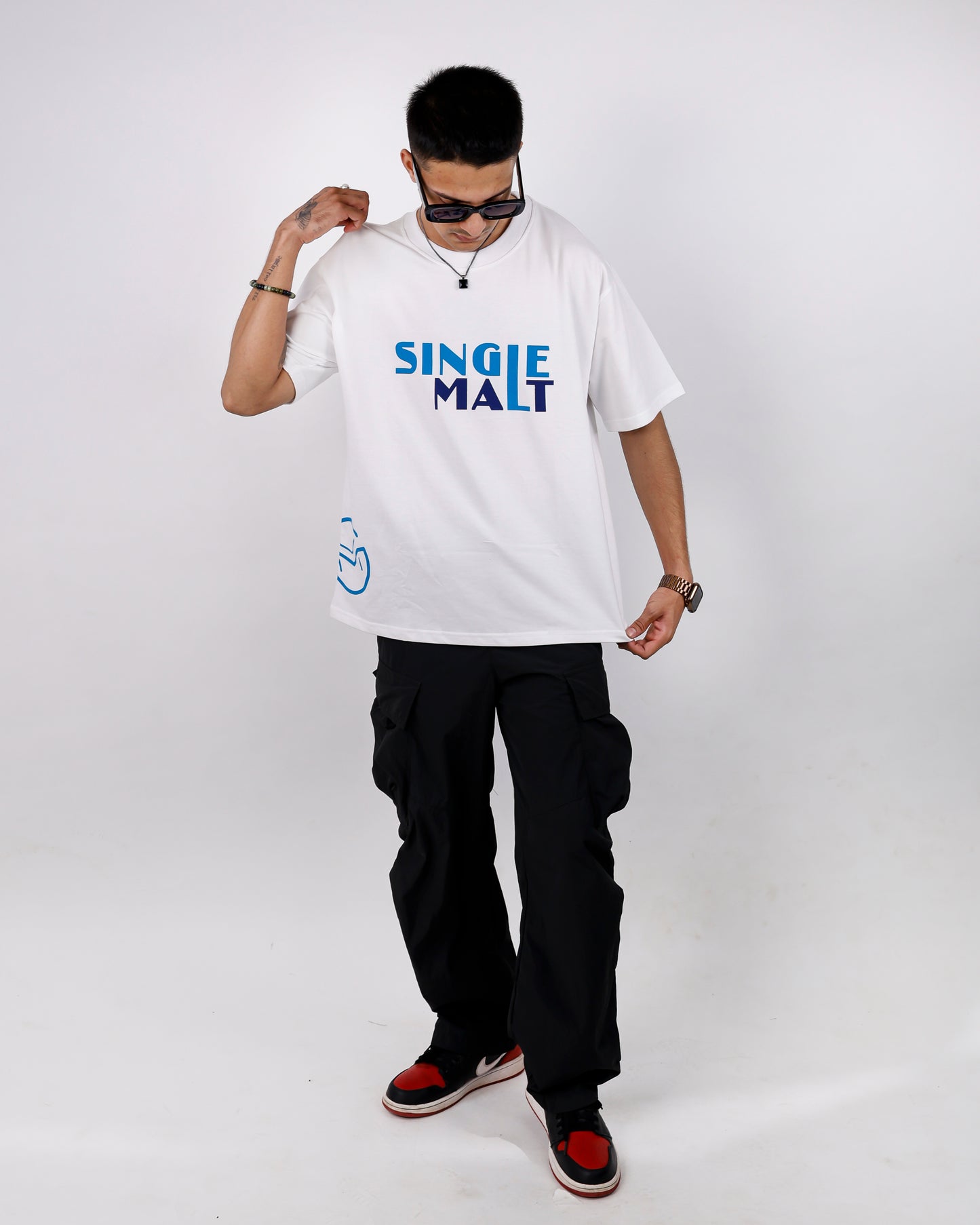 Oversized White Tshirt - I Own My Chaos