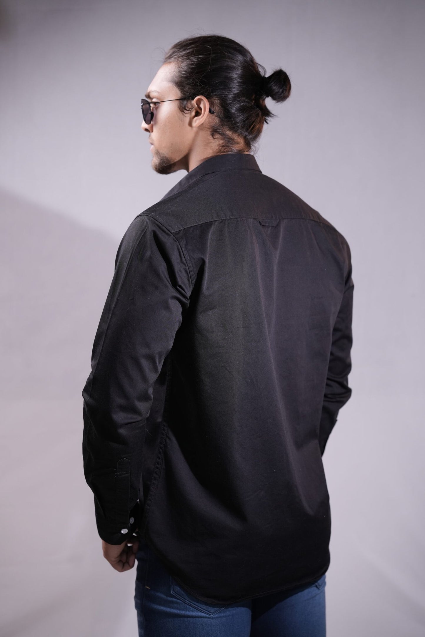 Black Heavy Duty Cotton Twin Pocket