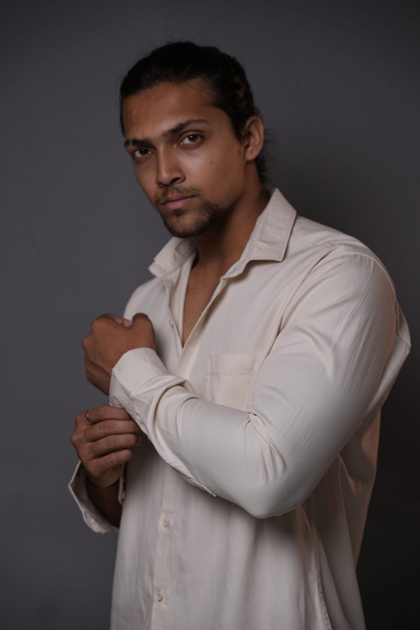 LightCoffee Twill Cotton Shirt
