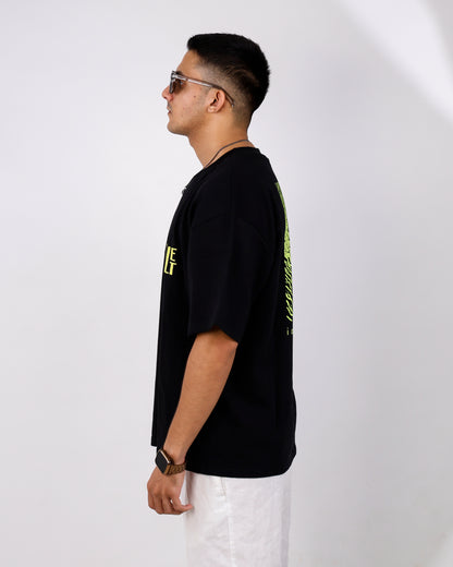 Oversized Black Tshirt - I Own My Chaos
