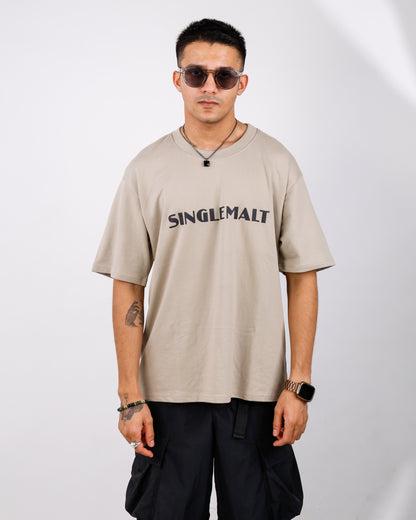 Oversized Warm Grey Tshirt - Bulb